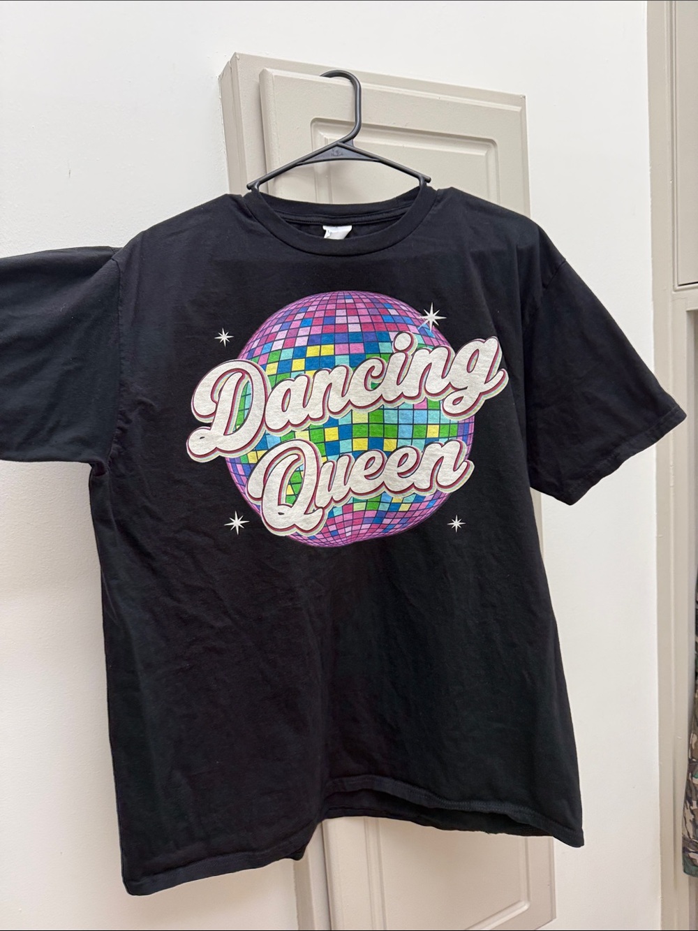 Dancing Queen Black Graphic Tee